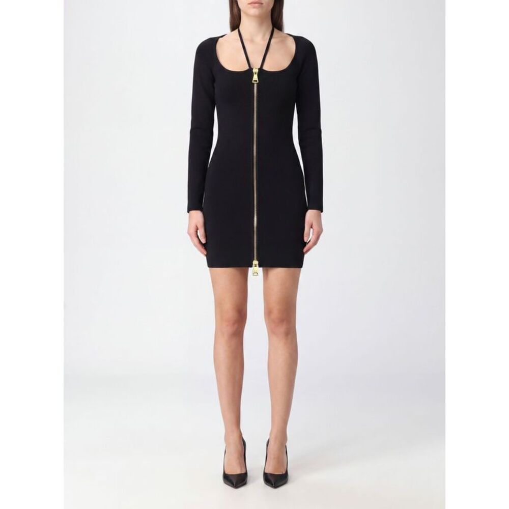 Elisabetta Franchi Women Elisabetta Franchi Long-Sleeve Jersey Mini Sheath Dress